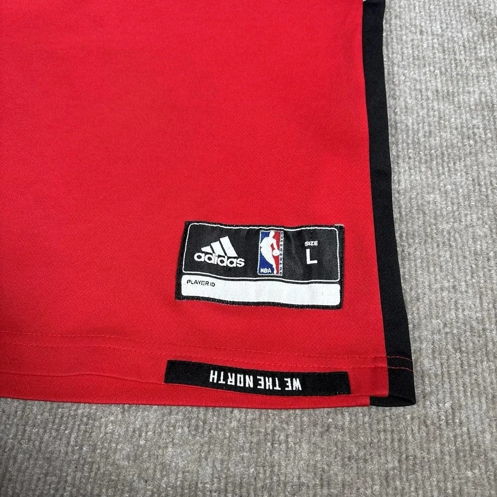 Adidas CJ Miles #0 Toronto Raptors Jersey‎ Mens L Red NBA